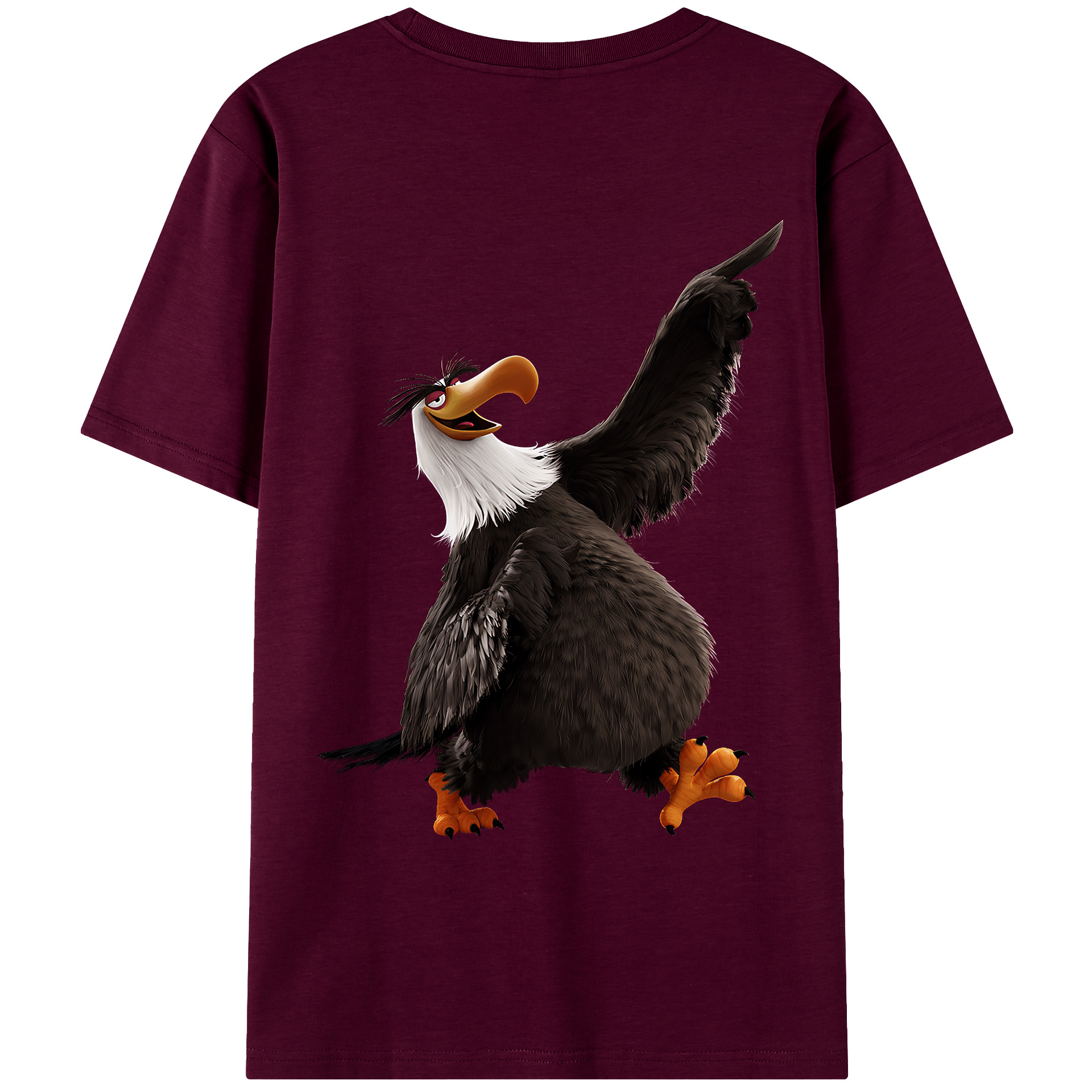 （画像用） Angry Birds アングリーバード レディース半袖Tシャツ(バックプリント)